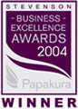 Winner 2004 Business Excellence Arads