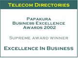 Winner 2002 Papakura Business Excellence Awards