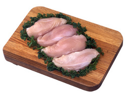 Chicken: Boneless skinless Chicken Breasts
